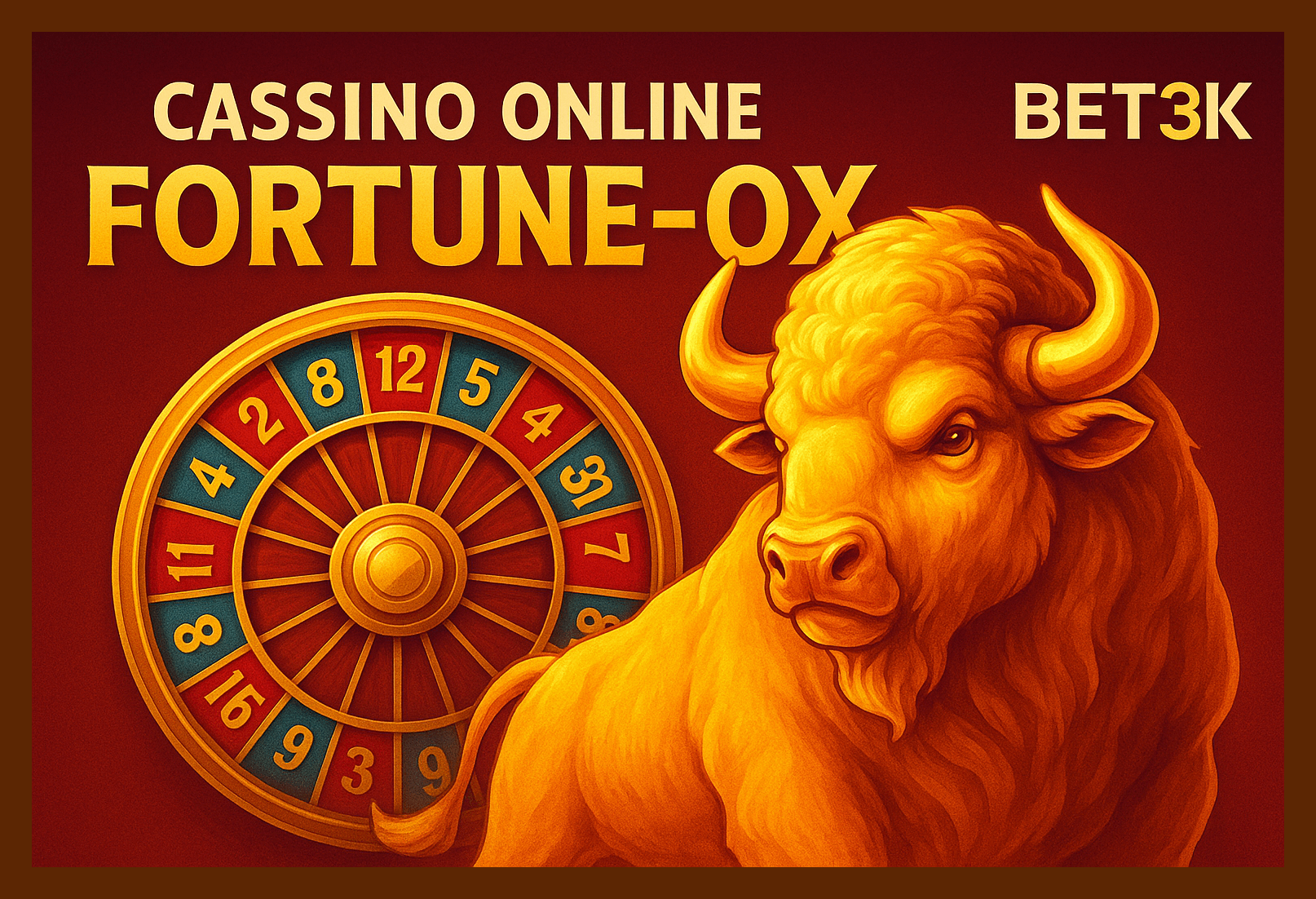 Fortune Ox no BET3K - Aposte Agora e Reivindique Seus Ganhos