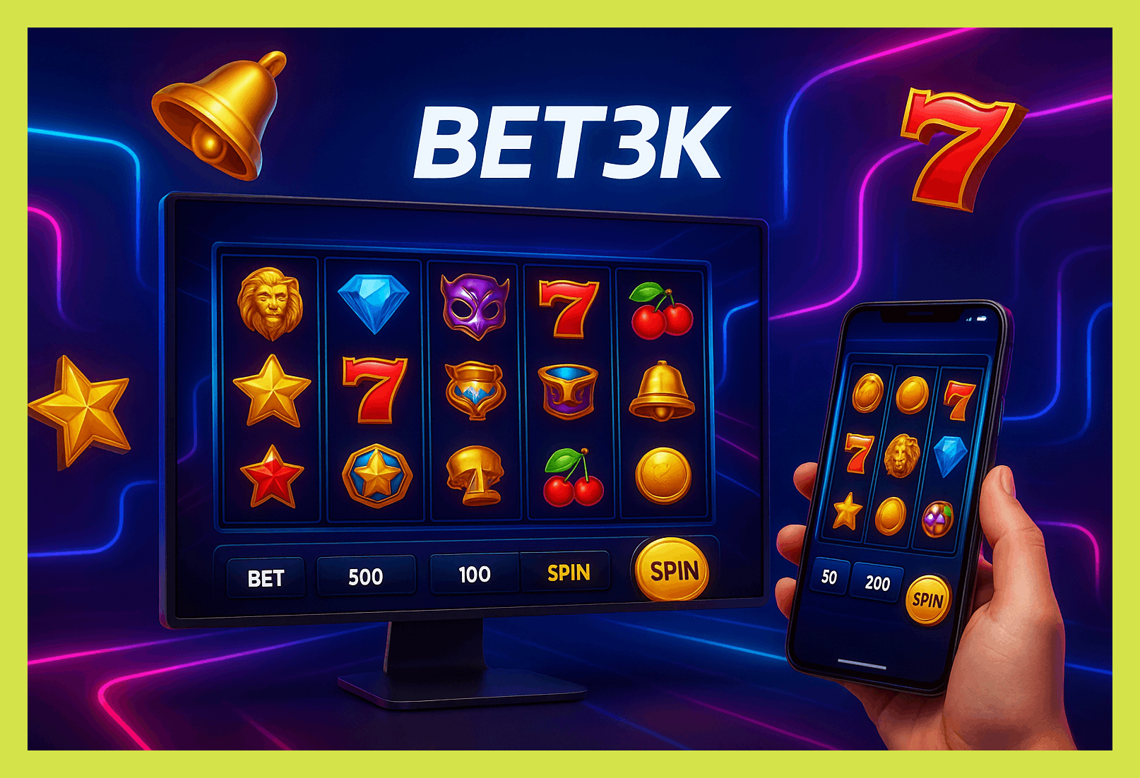 Jogos de Slot no Casino Online BET3K