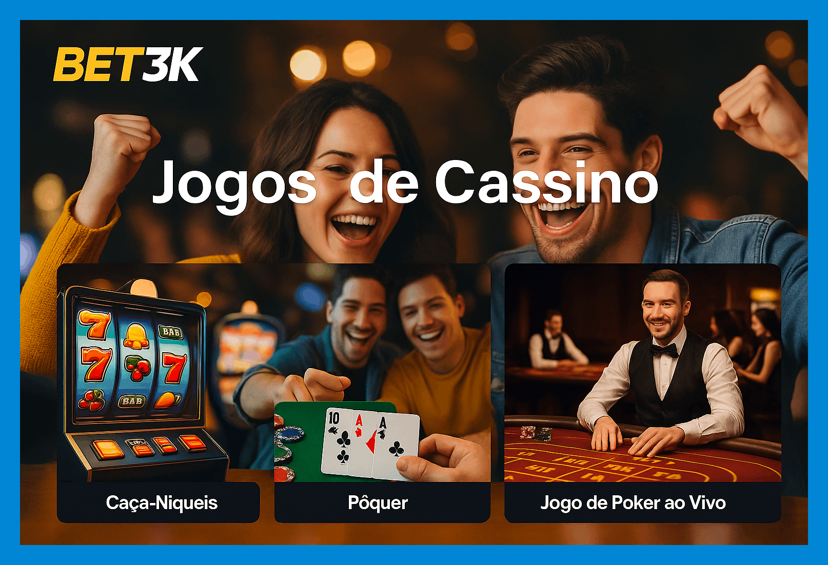 Jogos de cassino online inovadores e emocionantes na BET3K